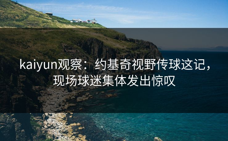kaiyun观察：约基奇视野传球这记，现场球迷集体发出惊叹